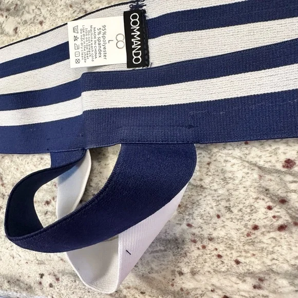 Men’s push-up jockstraps - Navy / WHITE - Picture 6 of 7